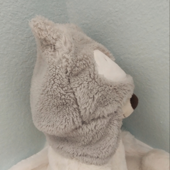 Carter's Baby Winter Hat, Snuggly Soft Wolf/Husky Dog - Picture 4 of 13